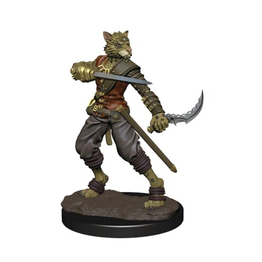 D&D ICONS REALM PREMIUM PAINTED FIG TABAXI ROGUE MALE (C: 0-