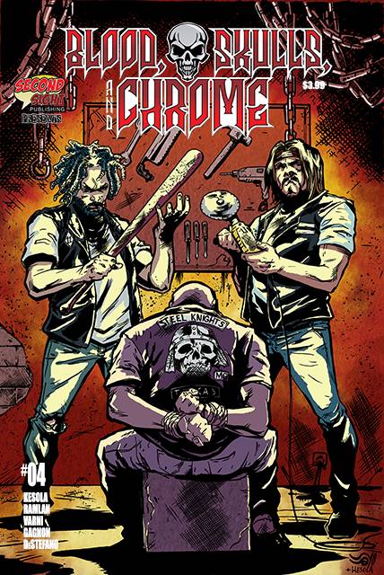 BLOOD SKULLS AND CHROME #4 (OF 5) CVR A RUIZ