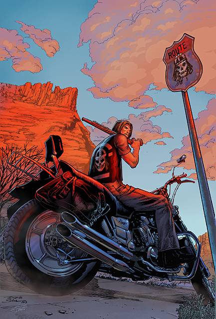 BLOOD SKULLS AND CHROME #4 (OF 5) CVR B SILVA & LOUHIO