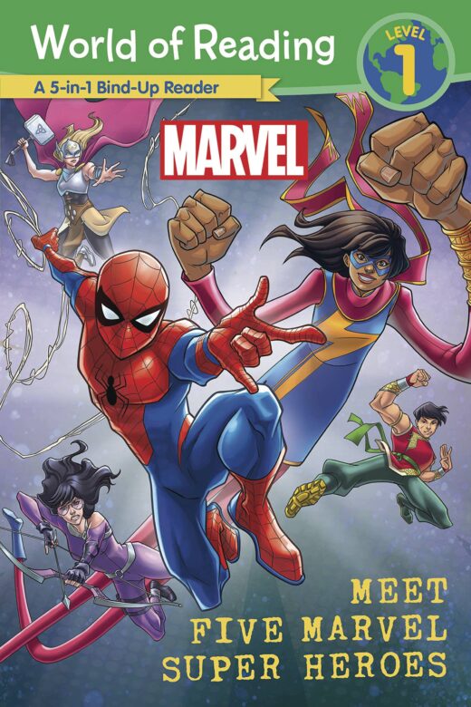 WORLD OF READING MEET FIVE MARVEL SUPER HEROES SC (C: 0-1-1)