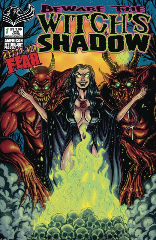 BEWARE WITCH`S SHADOW HAPPY NEW FEAR CVR A CALZADA MAIN (MR)