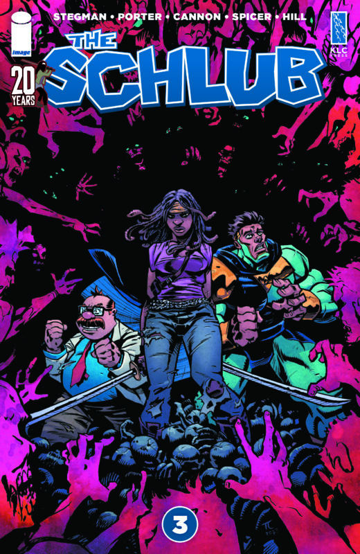 SCHLUB #3 CVR G TYRELL CANNON TWD 20 ANNV TEAM UP VAR