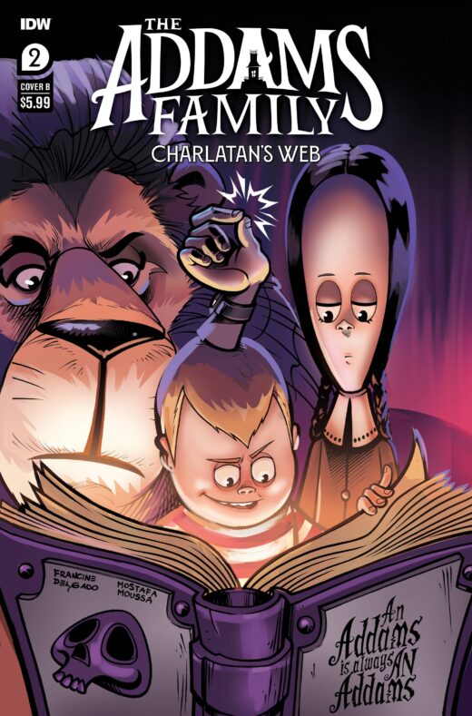 ADDAMS FAMILY CHARLATANS WEB #2 CVR B SAMU