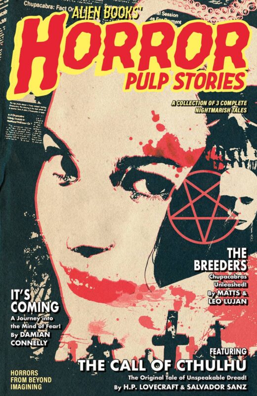 ALIEN BOOKS HORROR PULP STORIES CVR A CONNELLY (MR) (C: 0-0-