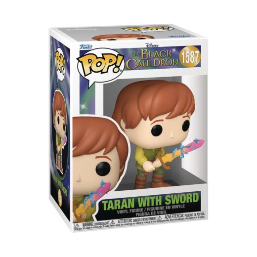 POP DISNEY BLACK CAULDRON TARAN W SWORD FIG