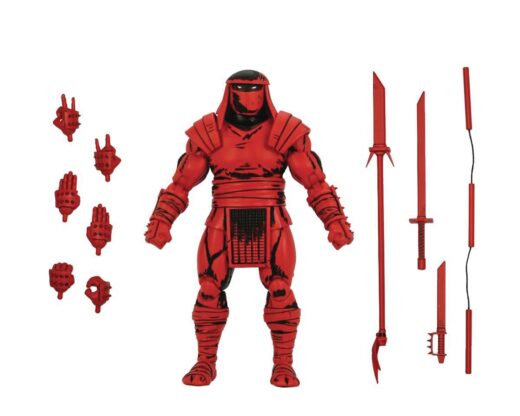 TMNT MIRAGE COMICS RED AND BLACK FOOT ENFORCER 7IN AF (Net)
