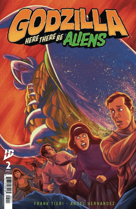 GODZILLA HERE THERE BE ALIENS #2 CVR B HERNANDEZ