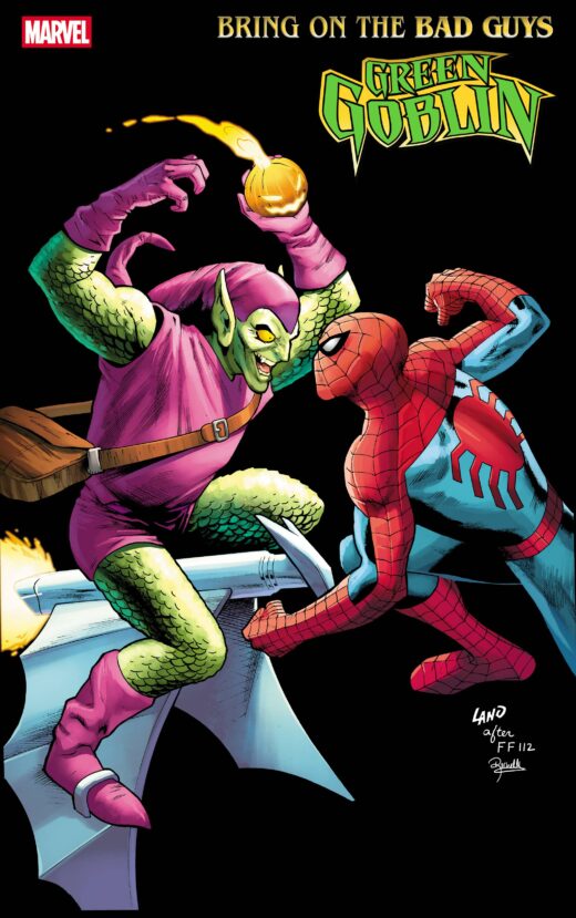 BRING ON THE BAD GUYS GREEN GOBLIN #1 LAND NUFF SAID VAR
