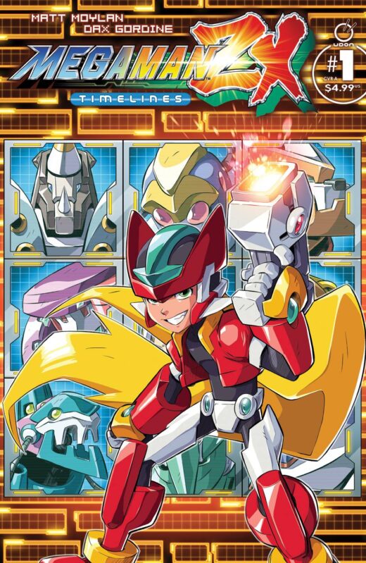 MEGA MAN ZX TIMELINES #1 CVR A GORDINE