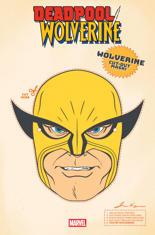 DEADPOOL/WOLVERINE #09 RETRO HALLOWEEN MASK VARIANT