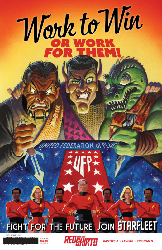 STAR TREK RED SHIRTS #4 Variant B (Price Federation Recruitment)