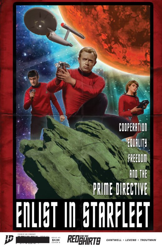 STAR TREK RED SHIRTS #5 Variant B (Corroney Federation Recruitment)