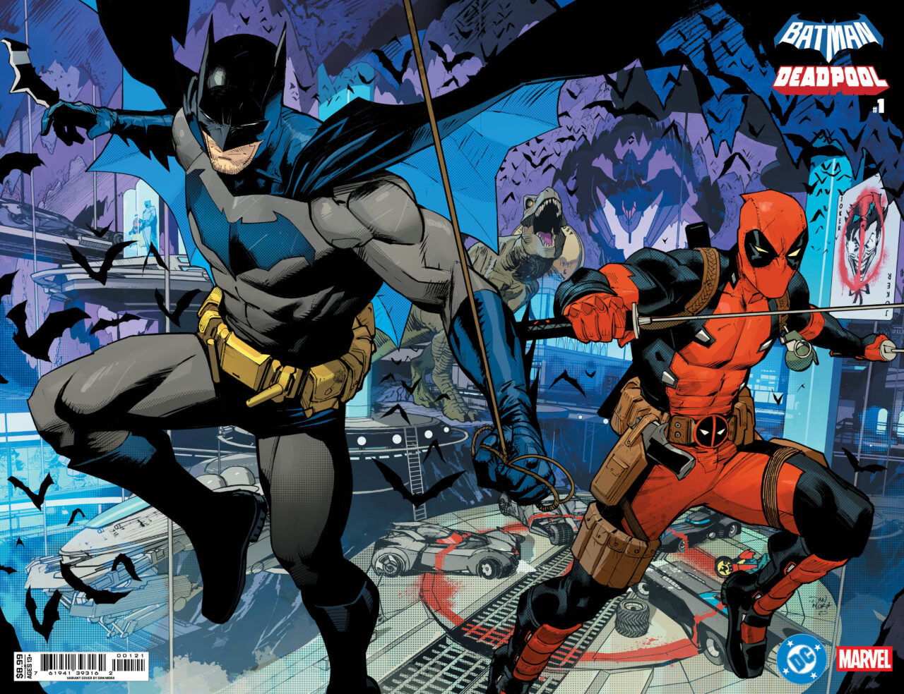 DC MARVEL BATMAN DEADPOOL #1 (ONE SHOT) CVR B DAN MORA BATMAN DEADPOOL ...
