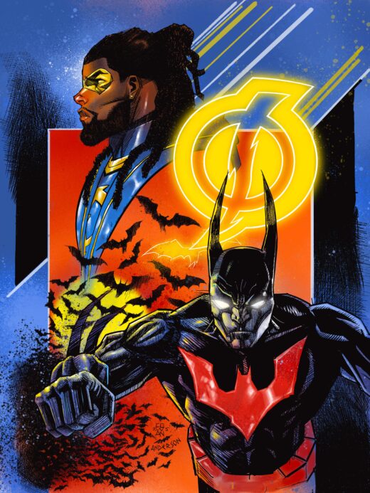 BATMAN STATIC BEYOND #1 (OF 6) CVR E DENYS COWAN CARD STOCK VAR