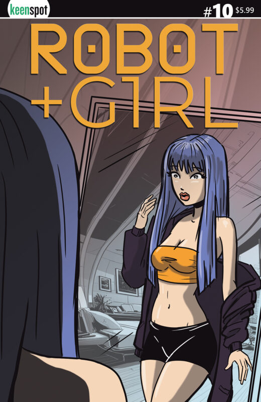 ROBOT + GIRL #10 CVR A MIKE WHITE