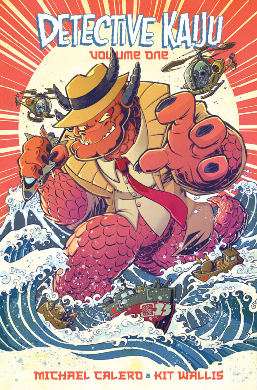 DETECTIVE KAIJU TP VOL 01 CVR B JON SOMMARIVA VAR Limited to 1000 Copies Allocations May Occur