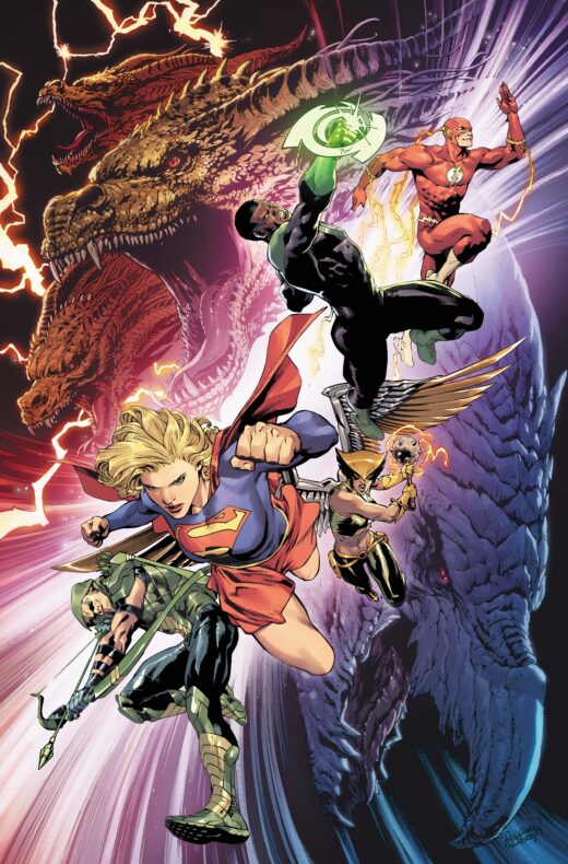 JUSTICE LEAGUE VS GODZILLA VS KONG 2 #6 (OF 7) CVR B CARLO PAGULAYAN CARD STOCK VAR