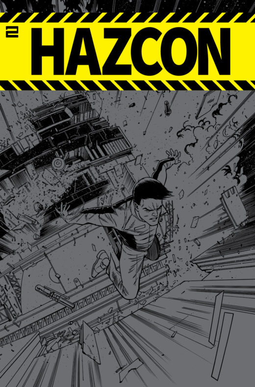 HAZCON #2 (OF 5) CVR D DONNY HADIWIDJAJA KA XIONG UV EMBOSSED BLACK ON BLACK VAR Limited to 125 Allocations May Occur