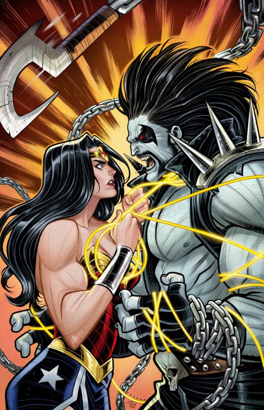 DC K.O. WONDER WOMAN VS [REDACTED] #1 (ONE SHOT) CVR D ELIZABETH TORQUE CARD STOCK VAR