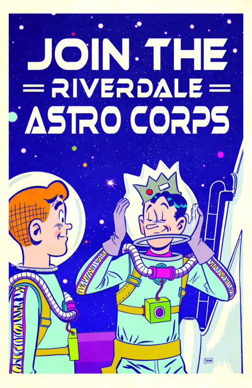 ARCHIE & FRIENDS #20 SPACE ADVENTURES CVR C SAMM SHWARTS FOIL VAR