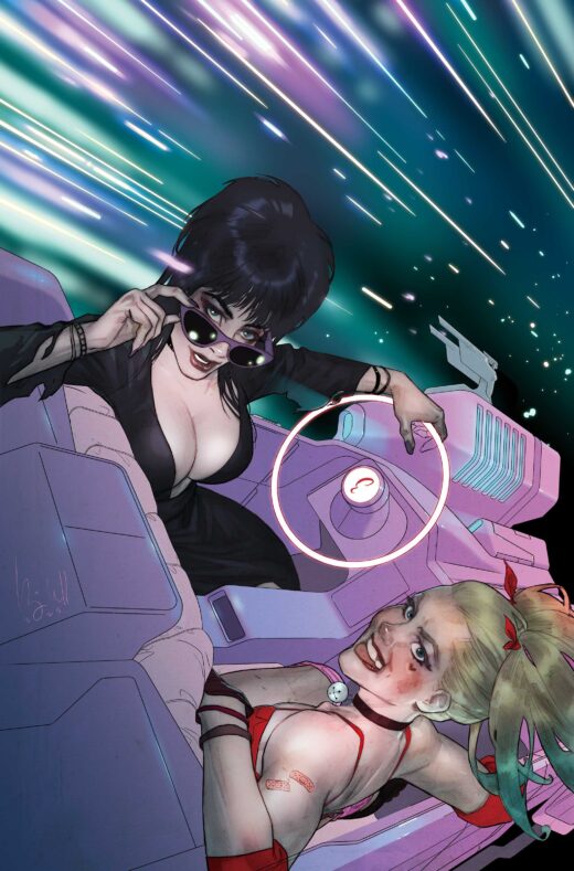HARLEY QUINN X ELVIRA #5 CVR I INC 1:10 BEN CALDWELL VIRGIN VAR