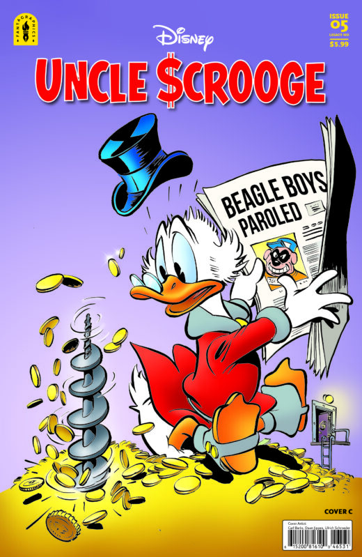 UNCLE SCROOGE LEGACY #465 FIRST AIDERS OF DAWSON CVR C INC 1:10 CARL BARKS DAAN JIPPES VAR