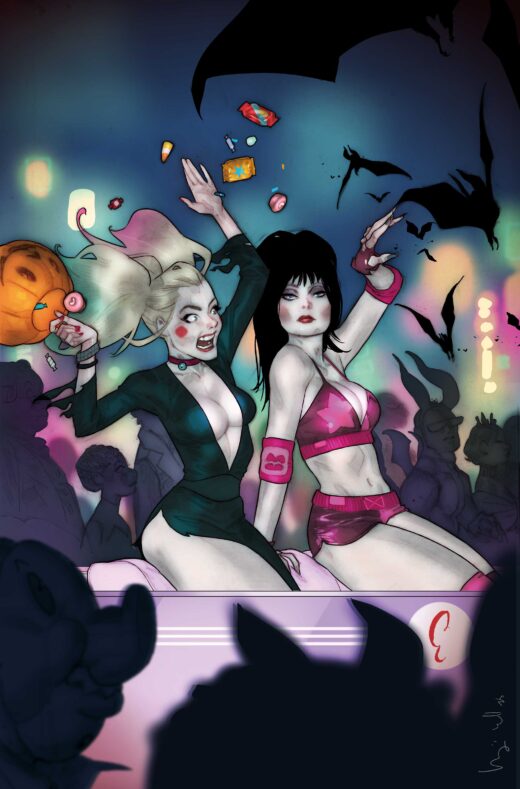 HARLEY QUINN X ELVIRA #6 CVR I INC 1:10 BEN CALDWELL VIRGIN VAR