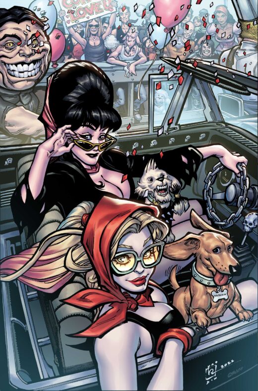 HARLEY QUINN X ELVIRA #6 CVR K INC 1:15 CHAD HARDIN VIRGIN VAR