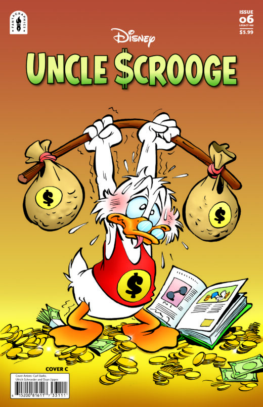 UNCLE SCROOGE LEGACY #466 BY MOONLIGHTS BLIGHT CVR C INC 1:10 CARL BARKS DAAN JIPPES VAR