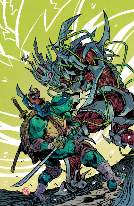 Mighty Morphin Power Rangers/Teenage Mutant Ninja Turtles III #5 D 1:5 INCV (Full Art, Ono)
