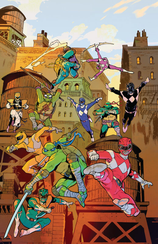 Mighty Morphin Power Rangers/Teenage Mutant Ninja Turtles III #5 F 1:25 INCV (Full Art, Balam)