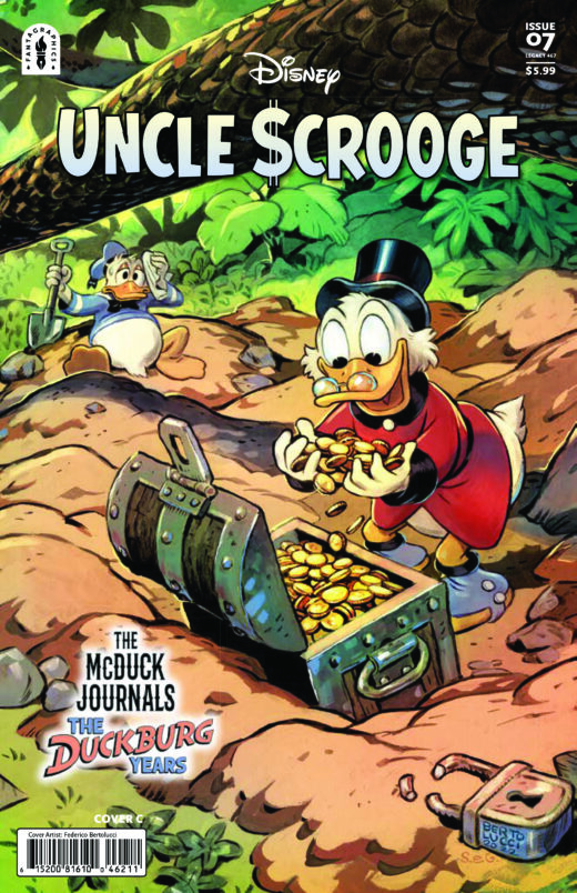 UNCLE SCROOGE LEGACY #467 THE MCDUCK JOURNALS THE DUCKBURG YEARS CVR C INC 1:10 ULRICH SCHROEDER WRAPAROUND VAR