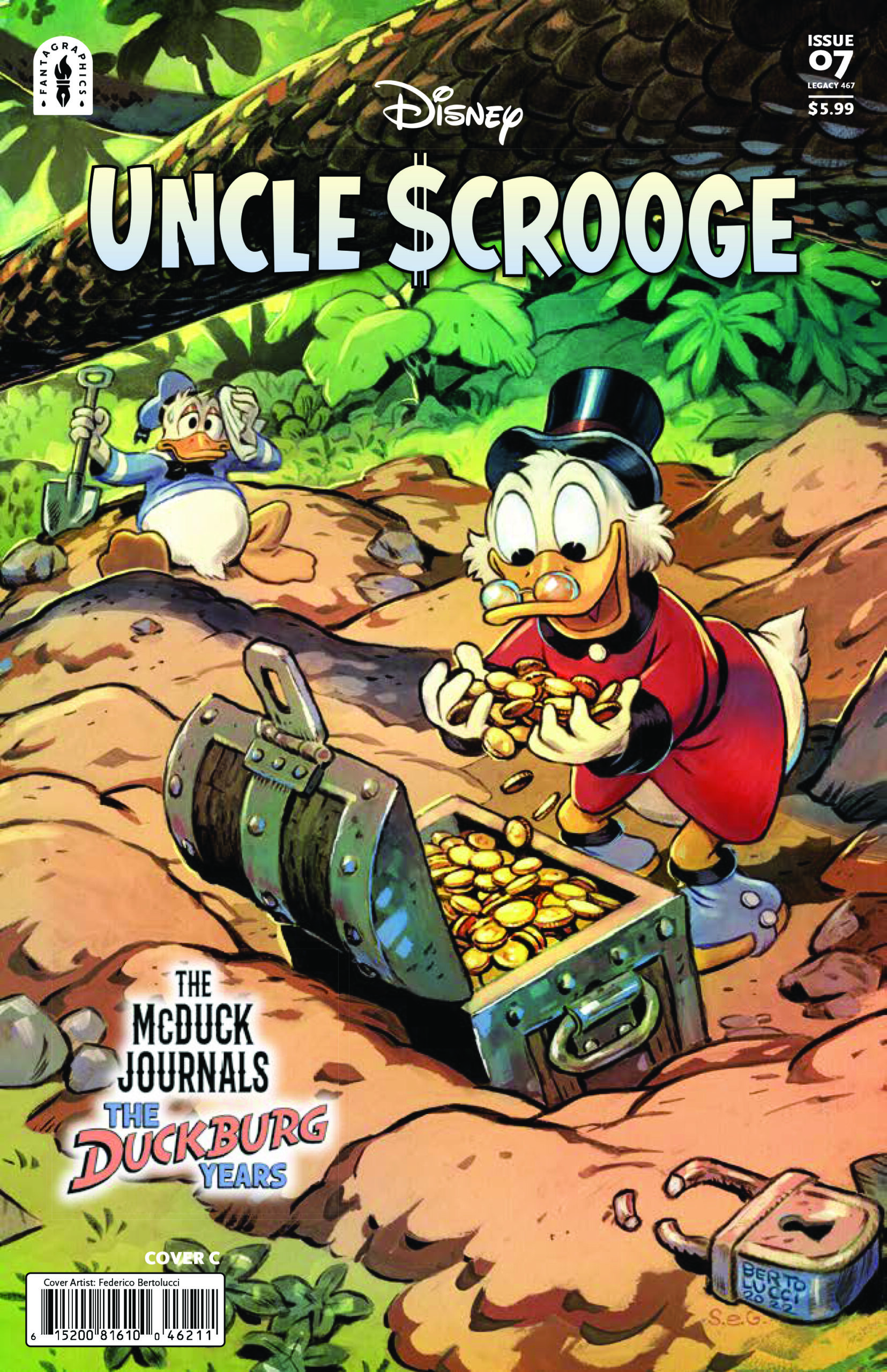 UNCLE SCROOGE LEGACY #467 THE MCDUCK JOURNALS THE DUCKBURG YEARS CVR C INC 1:10 ULRICH SCHROEDER WRAPAROUND VAR