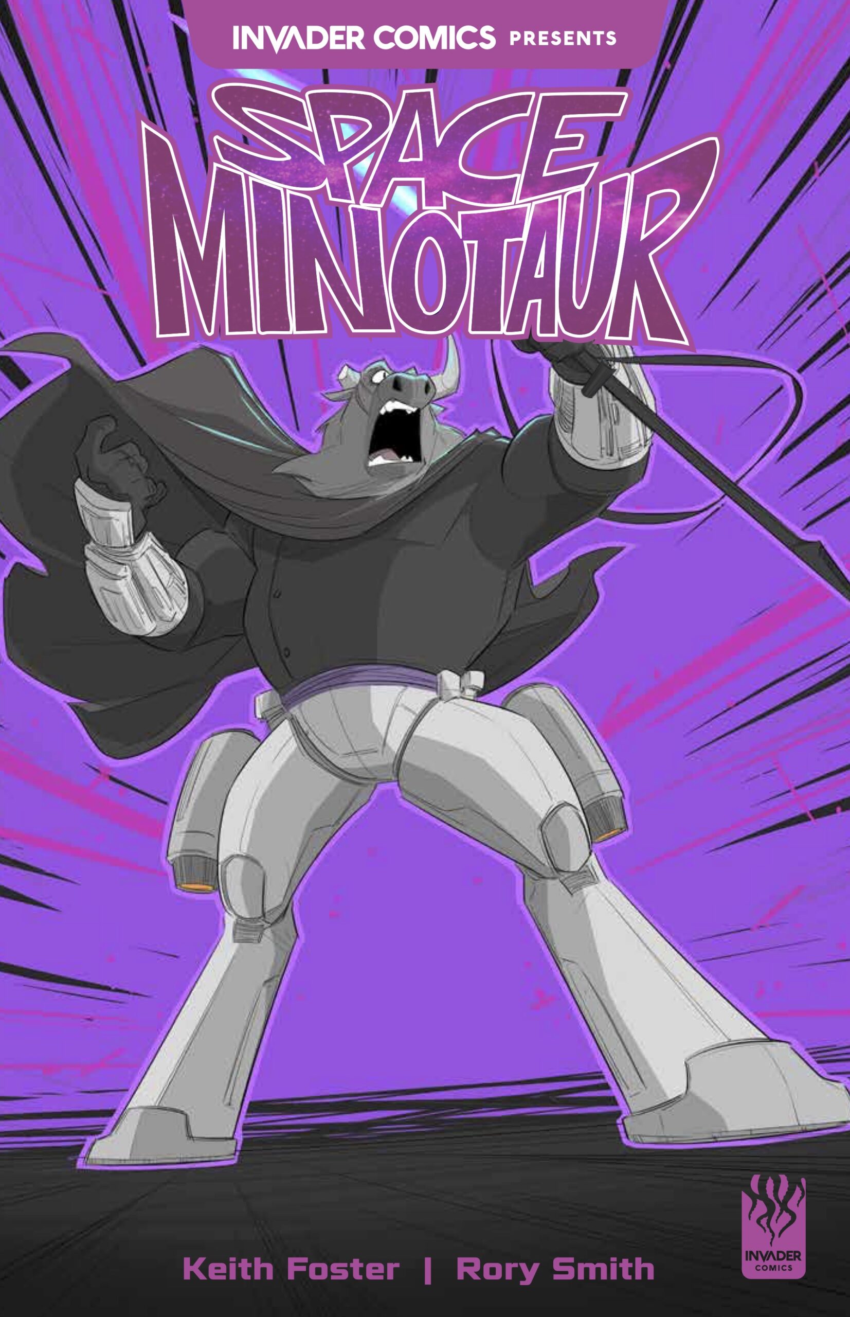 INVADER COMICS PRESENTS SPACE MINOTAUR #1 (ONE SHOT) CVR B RORY SMITH VAR