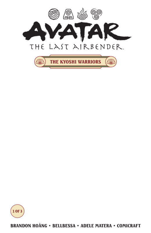 Avatar: The Last Airbender--The Kyoshi Warriors #1 (CVR B) (Blank cover)