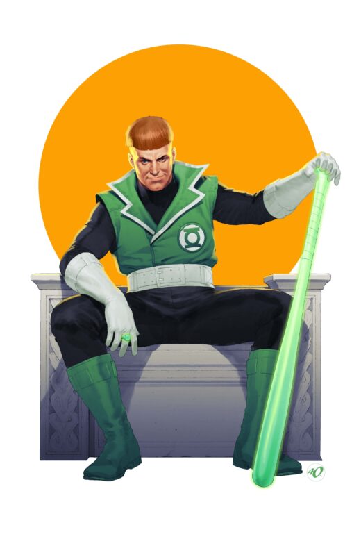 TALES OF THE GREEN LANTERN CORPS GUY GARDNER #1 (ONE SHOT) CVR D ARIEL OLIVETTI CARD STOCK VAR