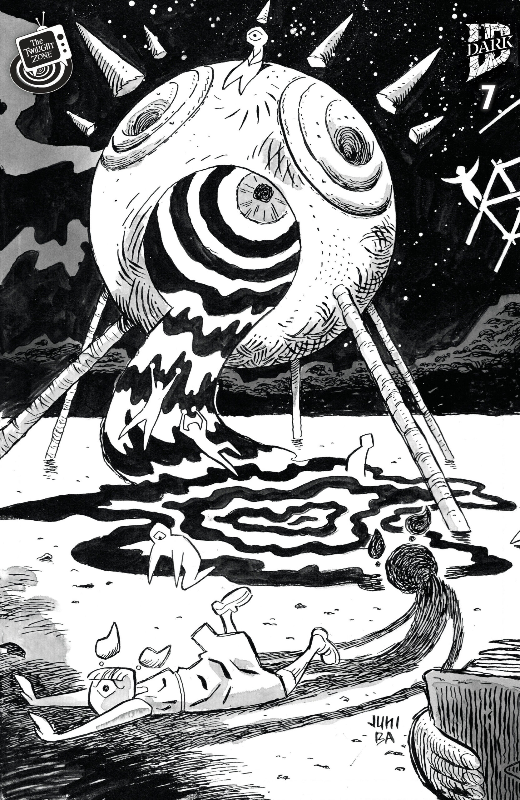 The Twilight Zone #7 Variant B (Ba Connecting Cover)