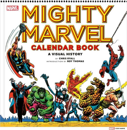 MIGHTY MARVEL CALENDAR BOOK HC A VISUAL HISTORY Previously Offered thru Other Distributors