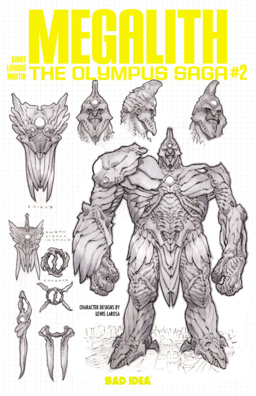 OLYMPUS SAGA MEGALITH #2 (OF 4) CVR E INC 1:50 LEWIS LAROSA DESIGN VAR