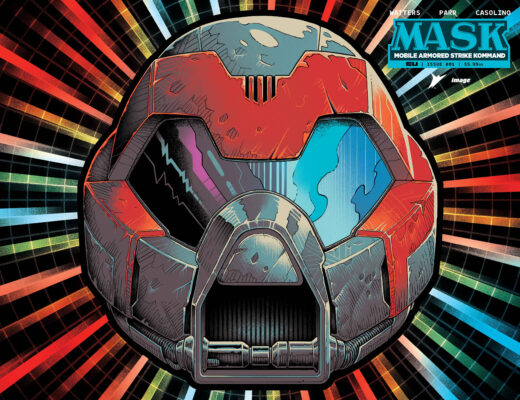 MASK #1 CVR P PYE PARR & LUKE PREECE & ANDRES JUAREZ DIE CUT FOIL MASK VAR