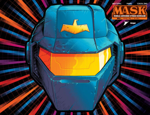 MASK #1 CVR Q PYE PARR & LUKE PREECE & ANDRES JUAREZ DIE CUT FOIL MASK VAR