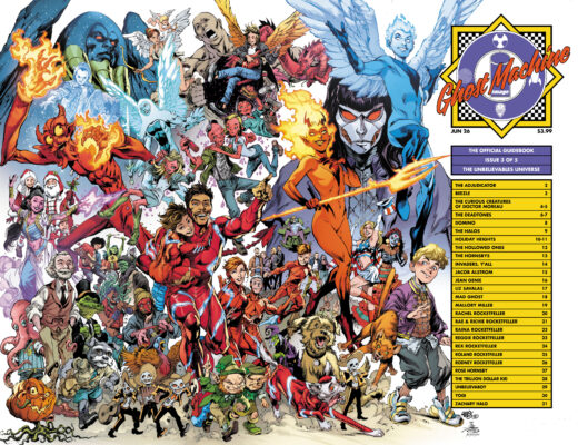 GHOST MACHINE THE OFFICIAL GUIDEBOOK #3 (OF 5) CVR C IVAN REIS & DANNY MIKI WRAPAROUND VAR