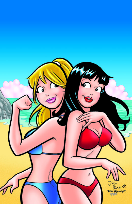 ARCHIE COMICS 85TH ANNIVERSARY PRESENTS BETTY & VERONICA SWIMSUIT SPECIAL (ONE SHOT) CVR D DAN PARENT RICH KOSLOWSKI FOIL FULL ART VAR