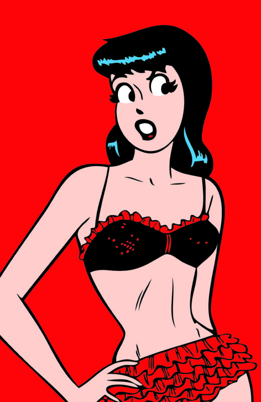 ARCHIE COMICS 85TH ANNIVERSARY PRESENTS BETTY & VERONICA SWIMSUIT SPECIAL (ONE SHOT) CVR F DAN DECARLO RED FOIL VERONICA PIN UP VAR