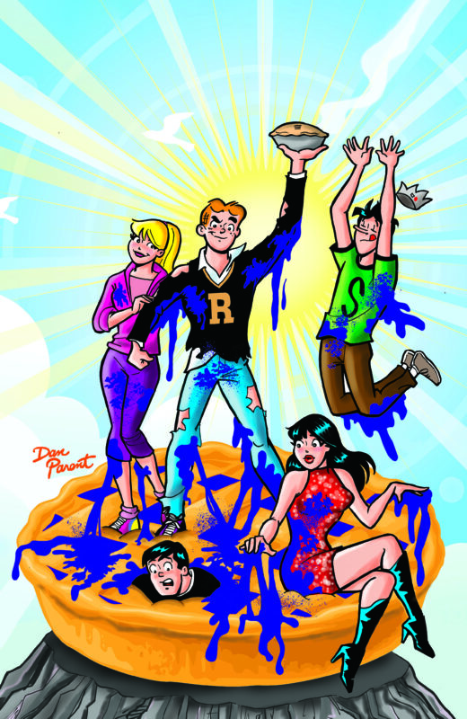 JUGHEAD PIEMAGGEDDON (ONE SHOT) CVR G DAN PARENT FOIL FULL ART VAR