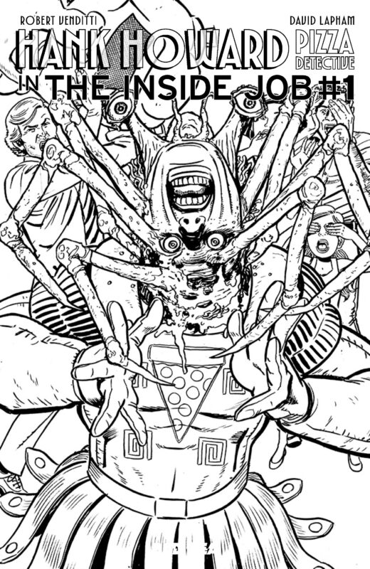 HANK HOWARD, PIZZA DETECTIVE THE INSIDE JOB #1 (ONE SHOT) CVR E DAVID LAPHAM CARPENTER HOMAGE VAR