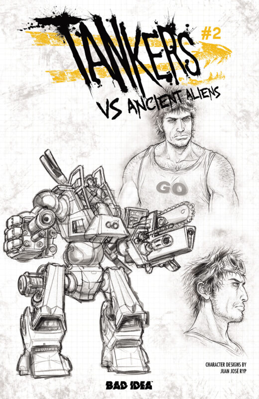 TANKERS VS ANCIENT ALIENS #2 (OF 4) CVR D INC 1: 20 JUAN JOSE RYP DESIGN VAR