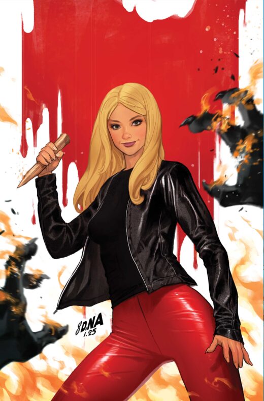 BUFFY THE VAMPIRE SLAYER #1 CVR V INC 1:250 DAVID NAKAYAMA METAL PREMIUM VAR (NET)