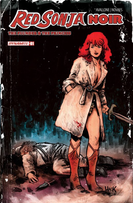 RED SONJA NOIR THE PLUNDER AND THE PRINCESS #1 (ONE SHOT) CVR B ROBERT HACK VAR