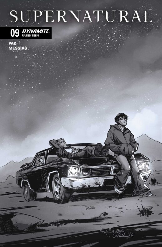 SUPERNATURAL #9 CVR G INC 1:10 DAVID COUSENS LINE ART VAR